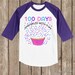 100th Day of School Raglan T Shirt - 100 sprinkles - 100 days sprinkled with fun - Celebrate 100 days of school!! 