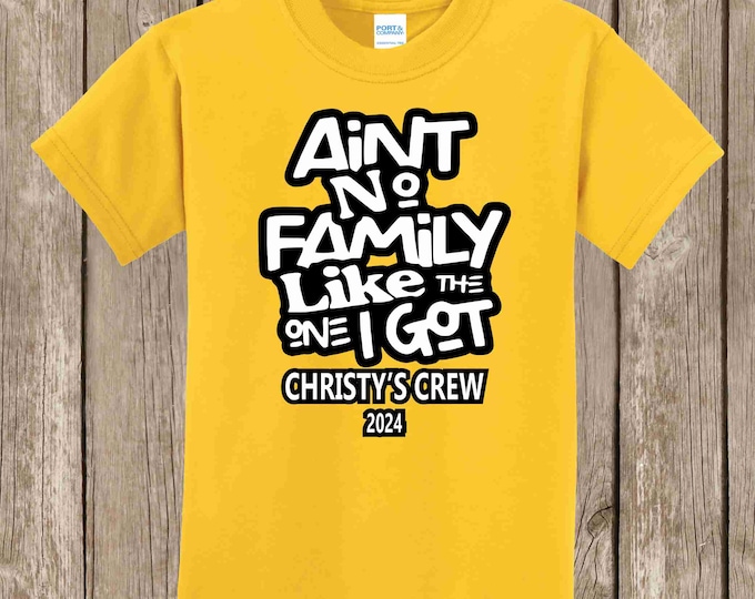 Christy's Crew 2024 T Shirt - Ain't No Family Like the One I Got - several colors and sizes available