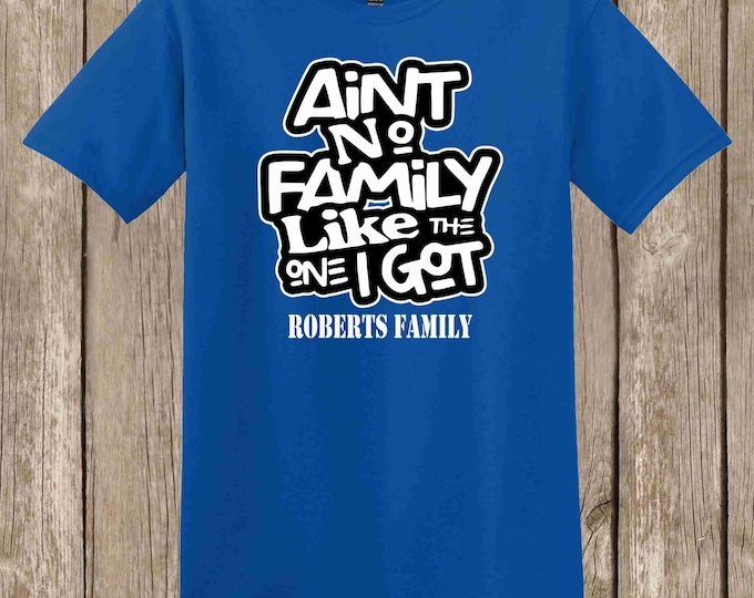 Family Reunion Ain't No Family Like the One I Got T shirt - several colors and sizes available - bulk discount also available - Can add name