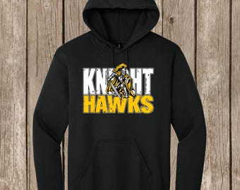 BASKETBALL Laurel Knighthawks HOODIES - Retro design - will be given out at practices or games