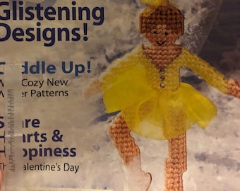 Annie's Plastic Canvas Magazine...15  Projects.... Needlepoint  Projects..Valentine's Projects.. Needlepoint Pattern Fiber Art
