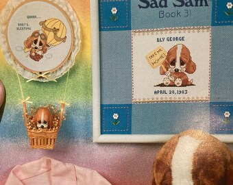 Sad Sam Designs in Counted Cross Stitch Patterns Book 31...June Grigg Designs...Sad Dog chart