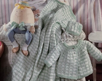 Precious Layettes to Knit by Jeanine ….Leisure Arts 3202…...Baby Gifts to Make...Knitting  Patterns for Baby