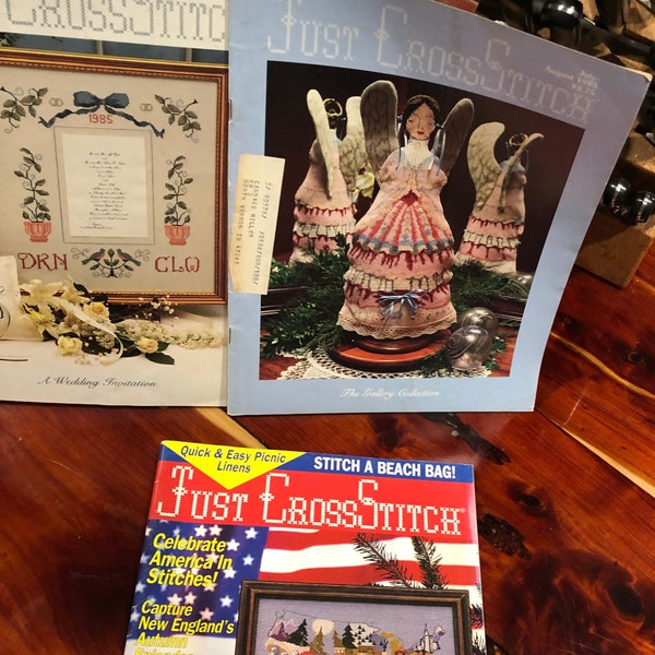 Just Cross Stitch Magazine......Back Issues...Counted Cross Stitch...Tips...Charts...Ideas