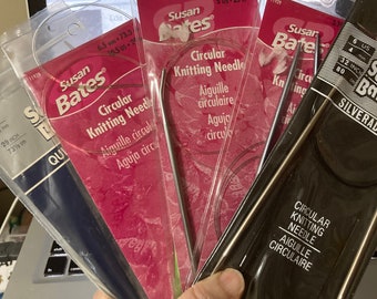Circular Knitting Needles Choice of Size and Length....Knitting in the Round...Cowl Knitting