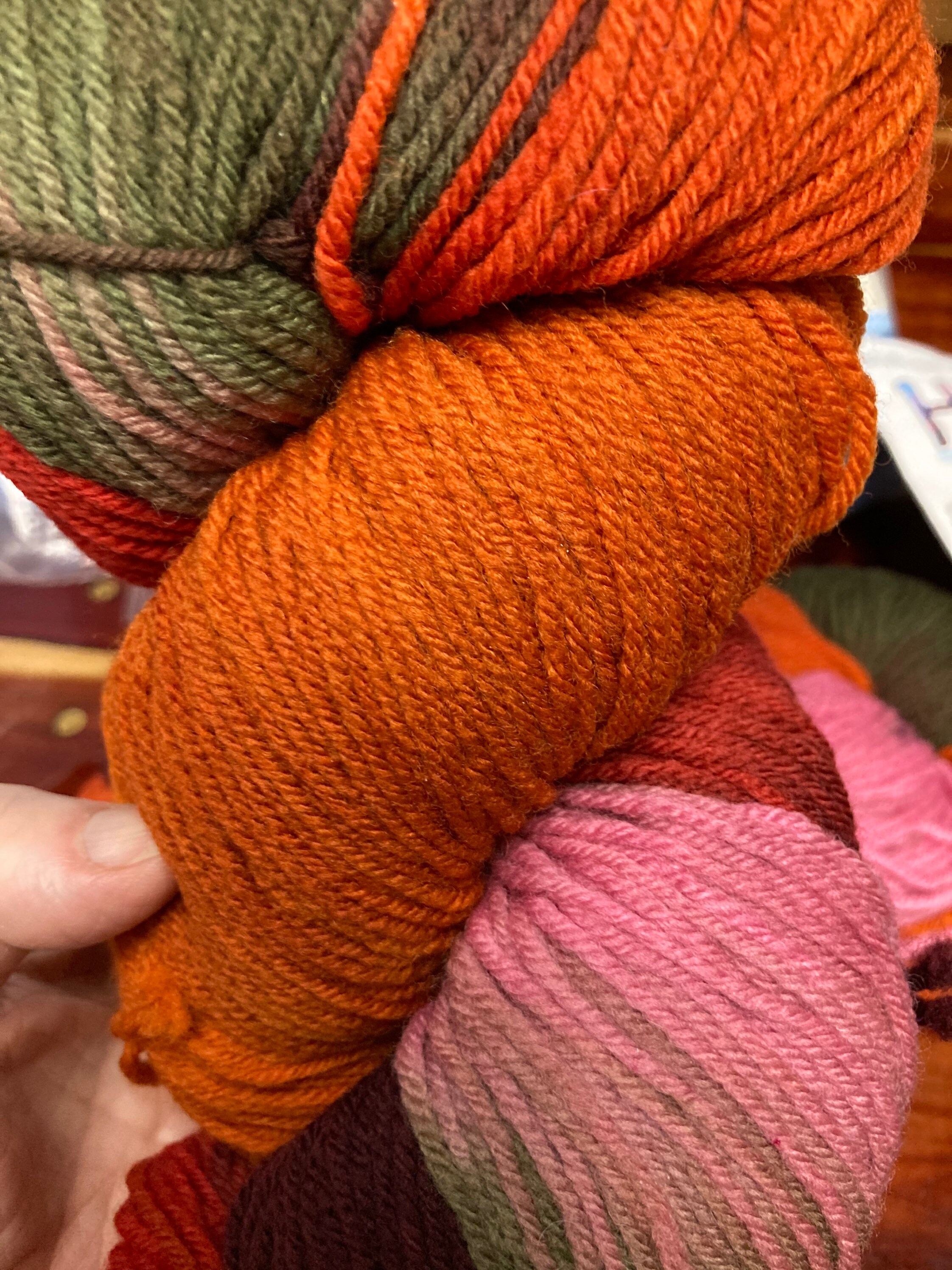 HPKY Summer Cardi Kithand Painted Knitting Yarn and Pattern