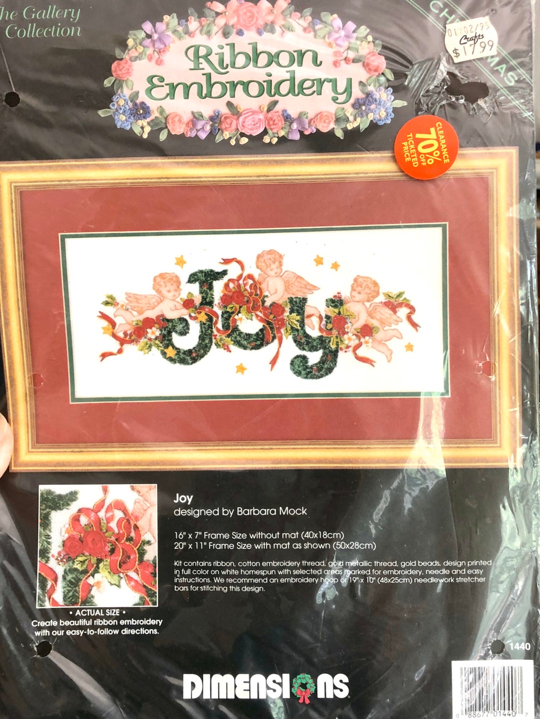 Joy Ribbon Joy Ribbon Embroidery Kit ...dimensions 1440....ribbon Embroidery ...