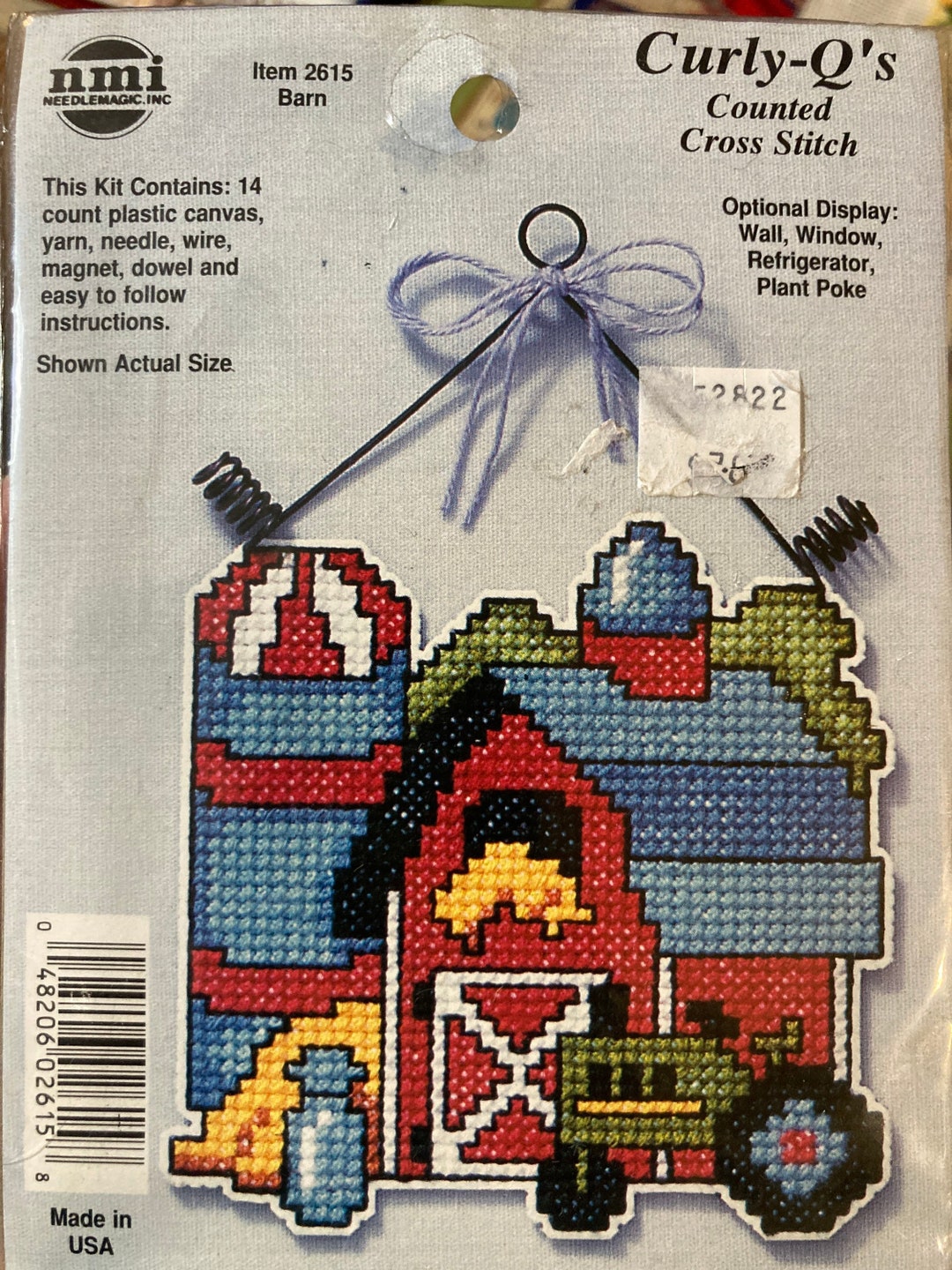 Curly Q's Counted Cross Stitch barn Kit Number Etsy