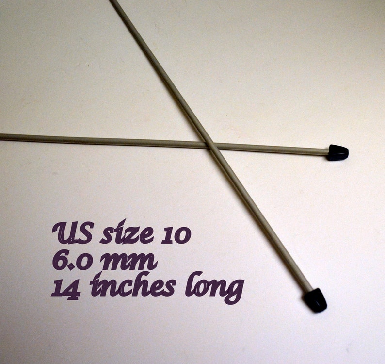 Size 10 Knitting Needles....size 10....aluminum 14 Inches Etsy