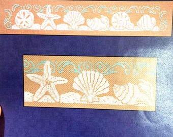 Seashell Silhouette Cross Stitch Chart ….Designed by Diane Arthurs...Chart only...Imaginating 1965