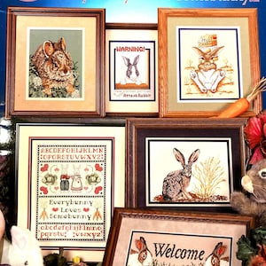 Everybunny Loves Somebunny Wzory do haftu krzyżykowego... Ulotka Cross My Heart CSB-184... haft krzyżykowy liczony... 11 wzorów