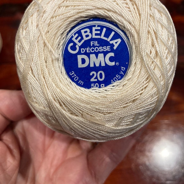 DMC Cebelia Crochet Thread....Number 10, 20, or 30....Choice of color and size