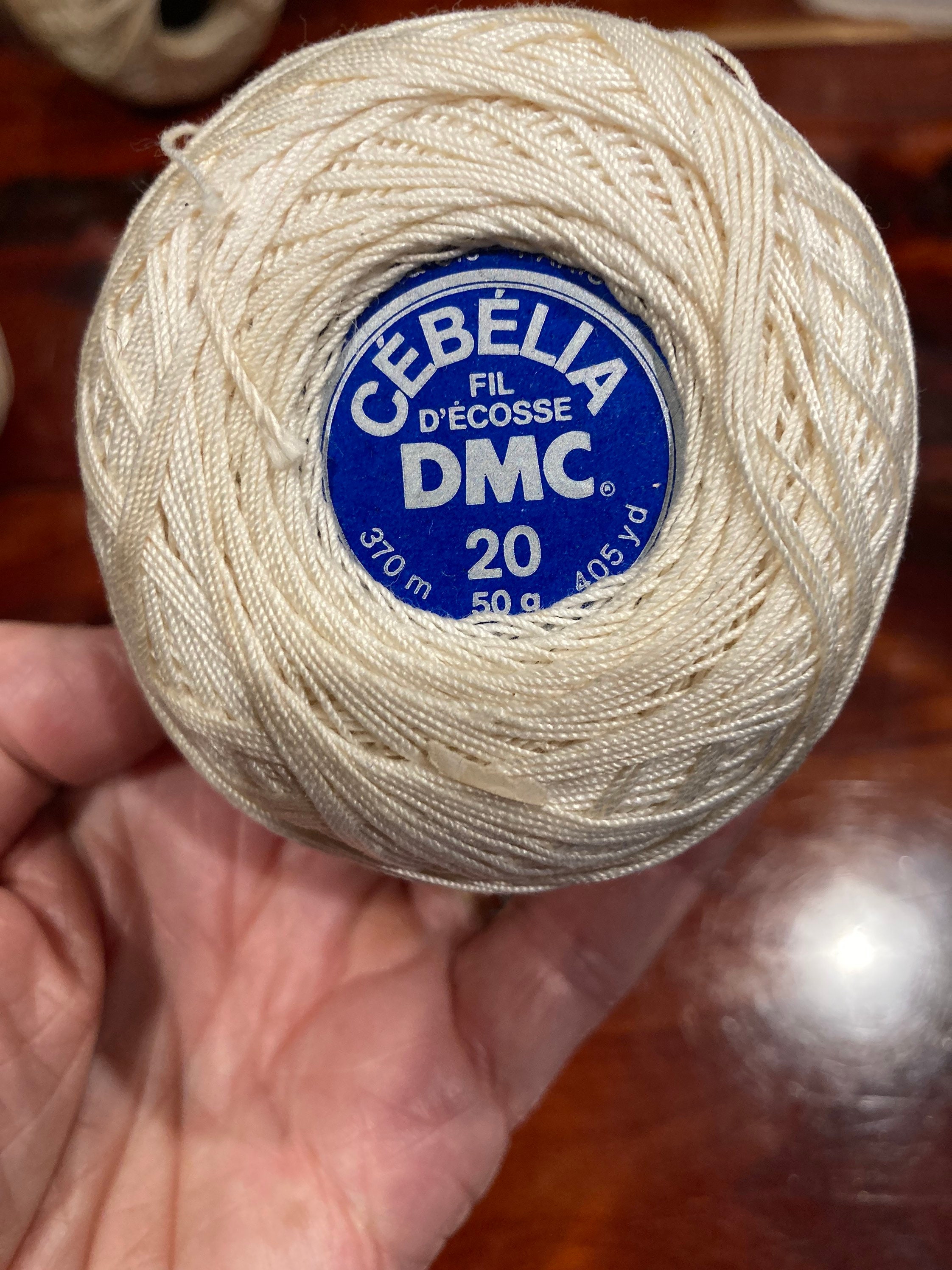 DMC Cebelia Crochet Thread....number 10, 20, or 30....choice of Color