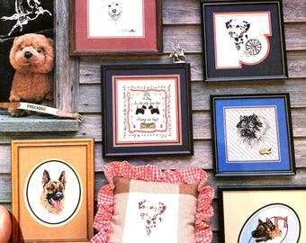 Dogs Collection 4….Book 18...Pegasus Counted Cross Stitch Charts....28 Dog Patterns for Stitching...Gift to make