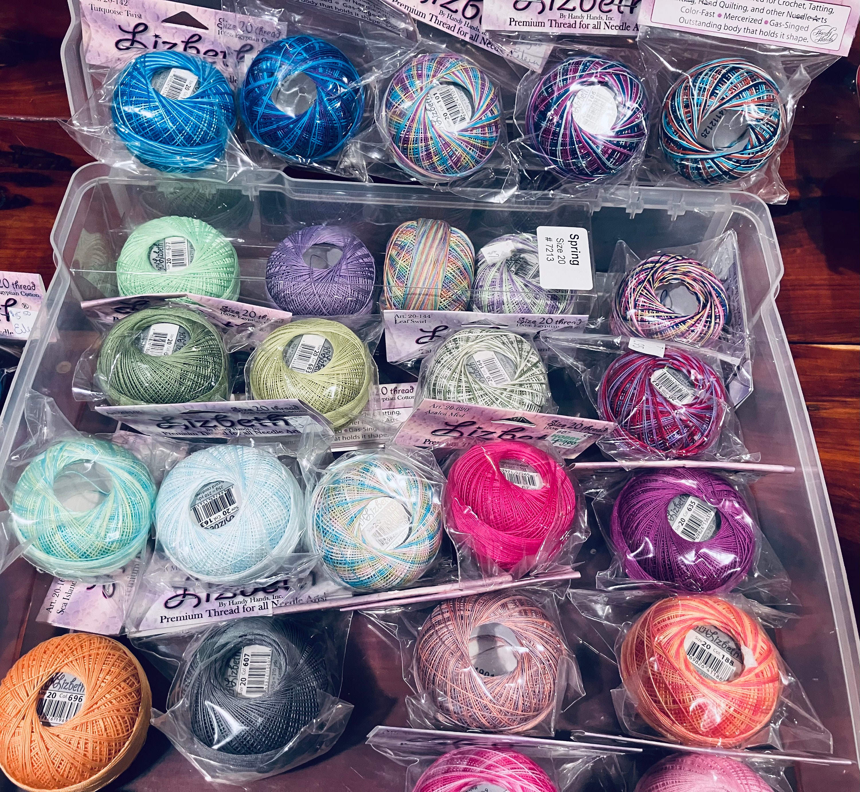 Lizbeth Size 20 Thread choice Of Color 6 Cord Cordonnet crochet 