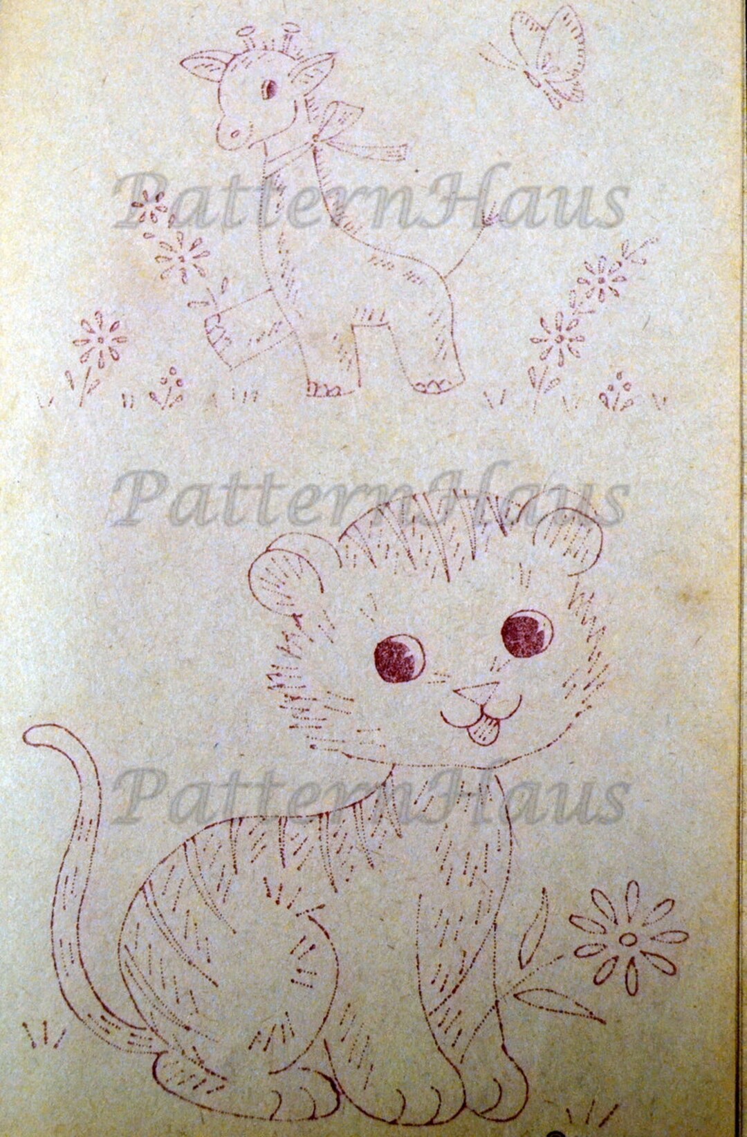 Vintage Embroidery Nursery Patterns Instant Downloads Etsy