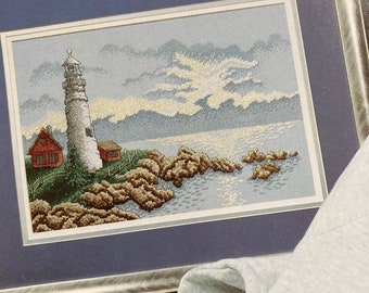 Sunrise on Lighthouse Point  Counted Cross Stitch Pattern by Great Big Graphs....Cross Stitch...Lighthouses