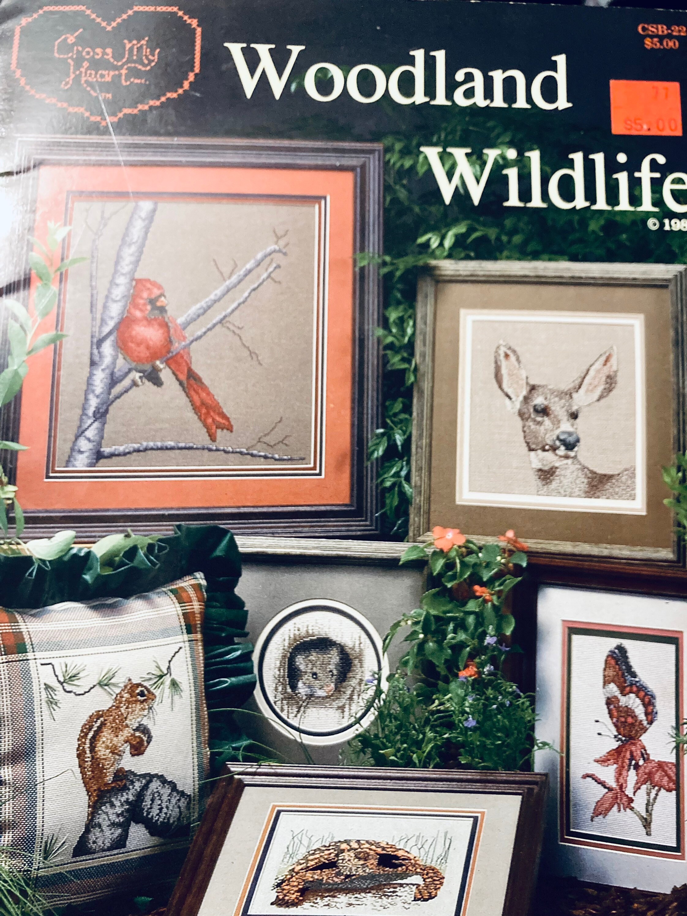 Woodland Wildlife Counted Cross Stitch......cross My Heart Etsy