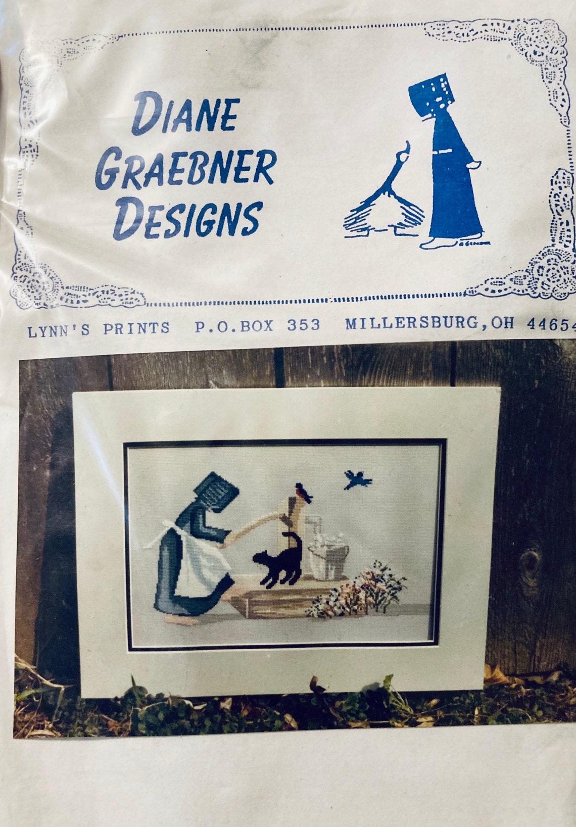 Water for Everybody Counted Cross Stitch Kit..amish Life..diane