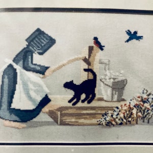 Water for Everybody Counted Cross Stitch kit..Amish Life..Diane Graebner Designs....Cross Stitch..18 count Stitching