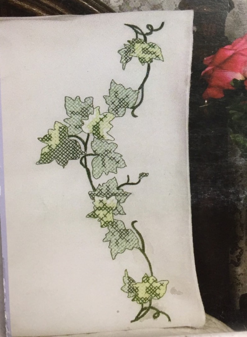 Pillowcases to Embroider or Paint....stamped Etsy