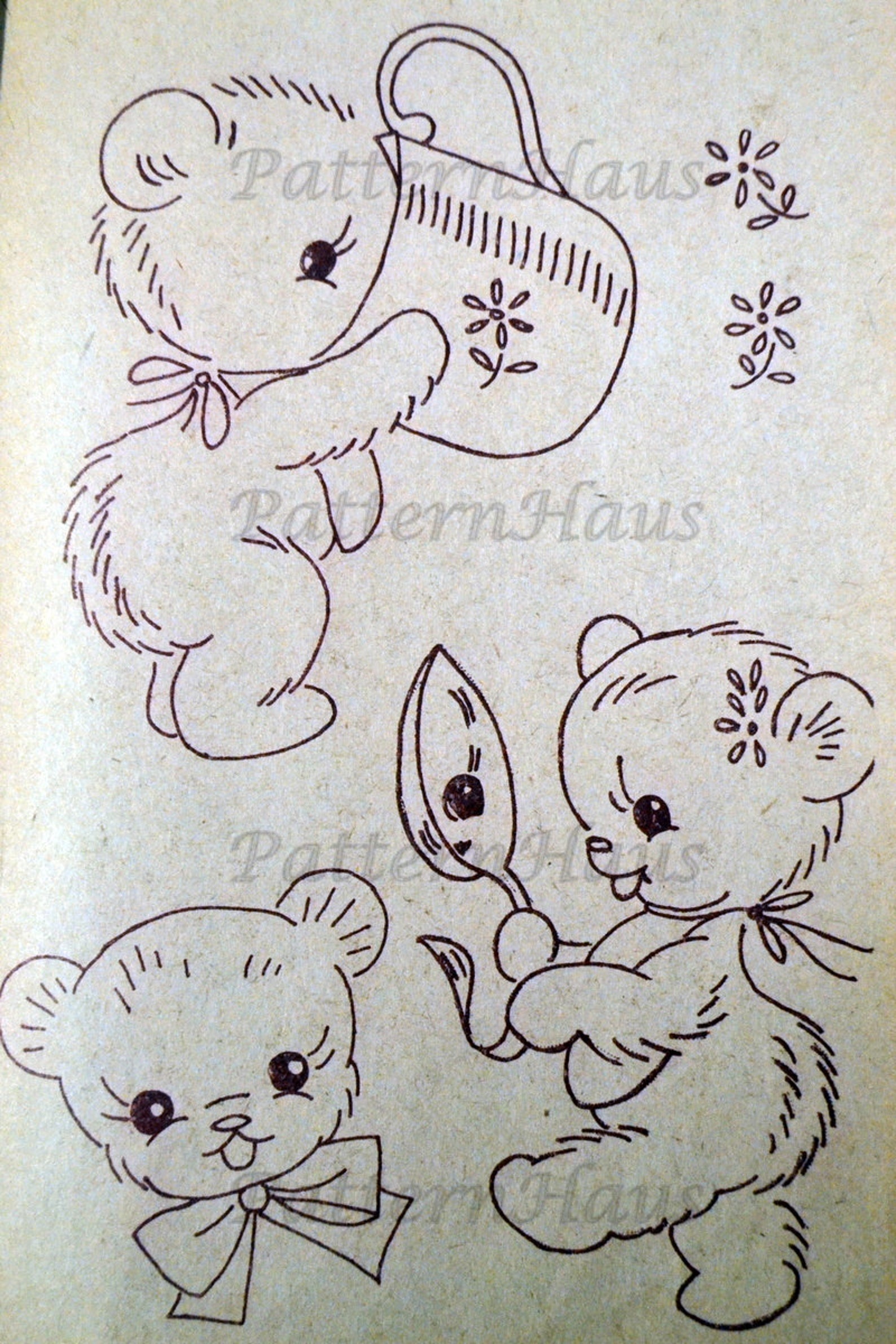 Vintage Embroidery Nursery Patterns Instant Downloads Etsy