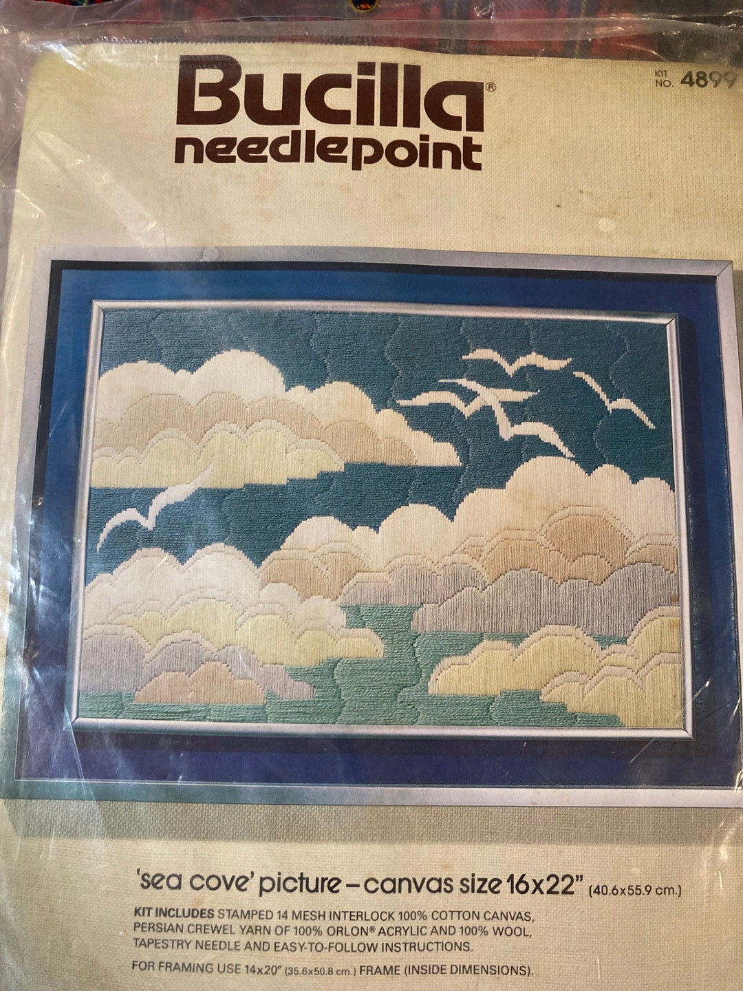 Bucilla Needlepoint Kit sea Cove Kit Number Etsy