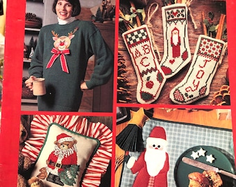 Celebrations to Cross Stitch Craft...1993....Holiday Stockings...22 Projects.....Ornaments....Gifts to Make