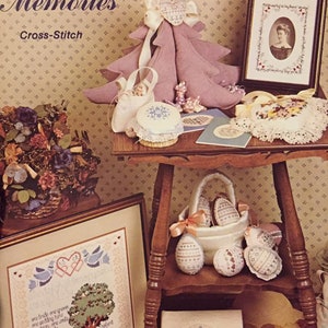 Sweet Memories Cross Stitch Pattern Book..Vanessa-Ann Collection.....20 designs...Wedding Sampler...Teddy Bears