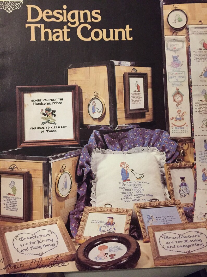 Designs That Count Gloria & Pat Cross Stitch Patterns Book 6 Etsy