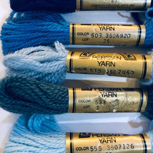 Paternayan Persian Yarn....Tapestry Yarn....Choice of Colors....100% Wool..8 Yd Skeins
