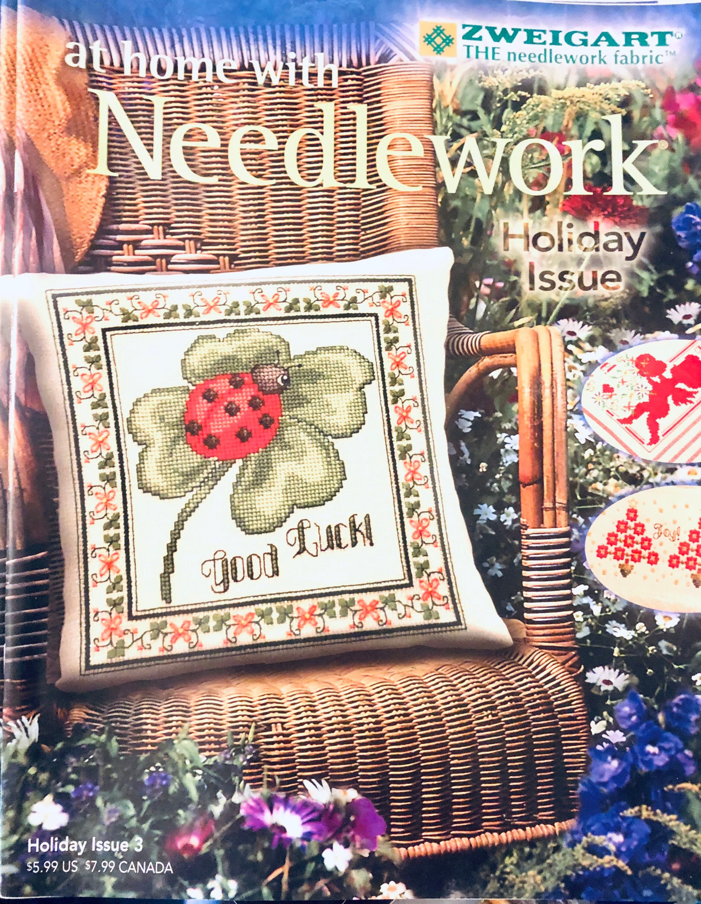 At Home With Needlework Holiday Issue 3.... 2010....annual Etsy