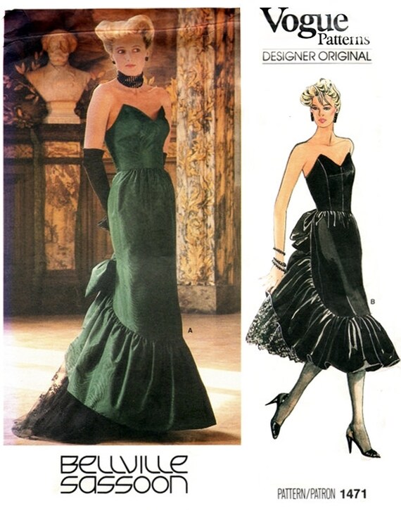 1980s evening wear
