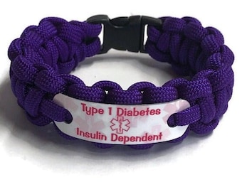 Type 1 diabetes bracelet