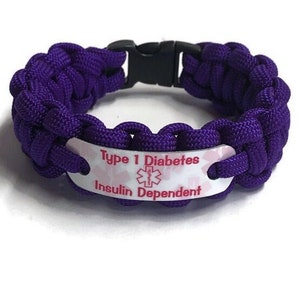 Type 1 diabetes bracelet image 1