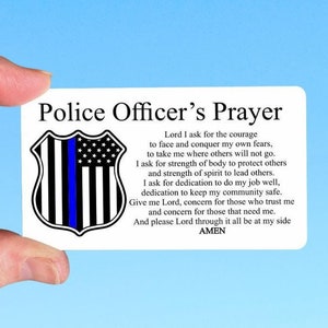 Police officer prayer