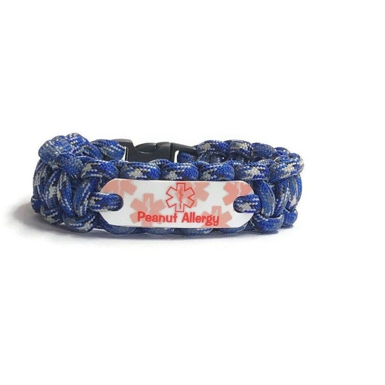 Medical Alert Bracelet Peanut Allergy Bracelet for Kids Etsy
