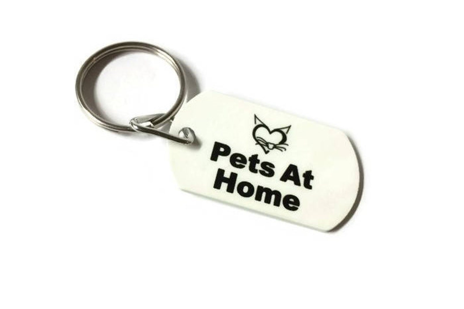 Pet Home Alone Emergency Alert Keychain With Choice of Text Etsy