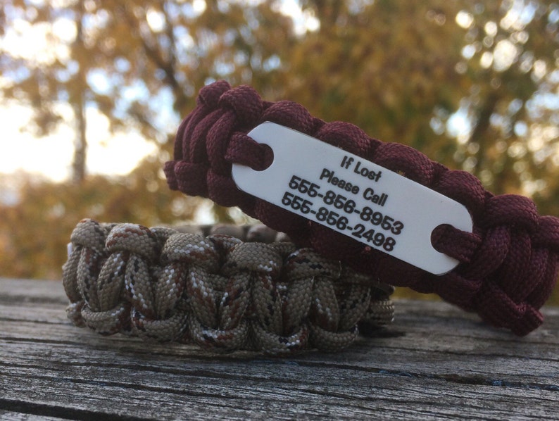 If lost child bracelet with phone numbers Special needs kids Etsy