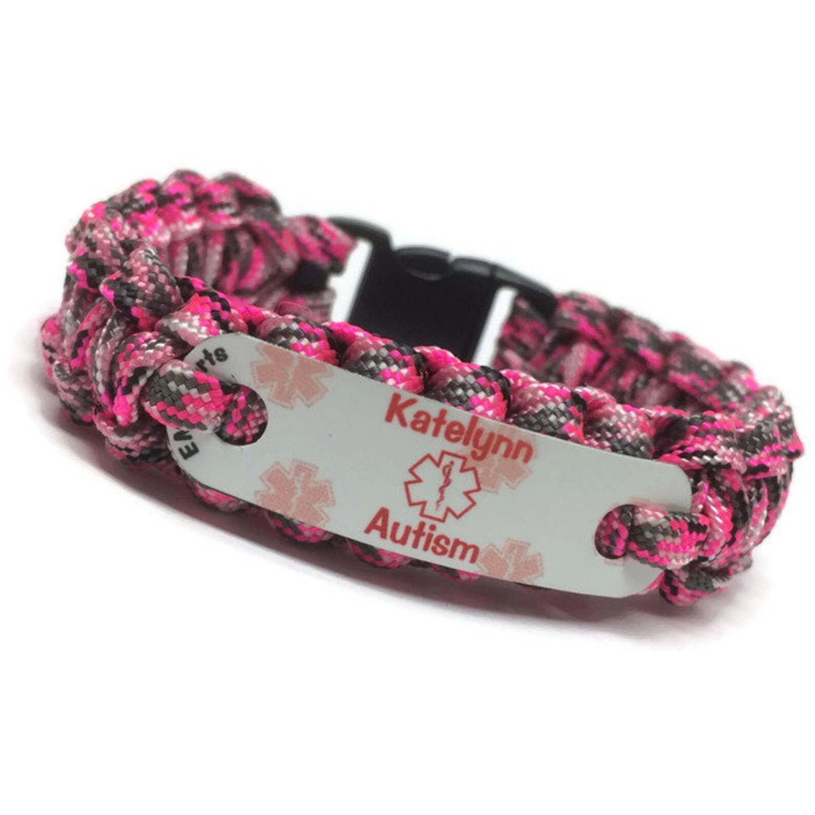 Autism id bracelet Medical alert bracelet for boys or girls Etsy