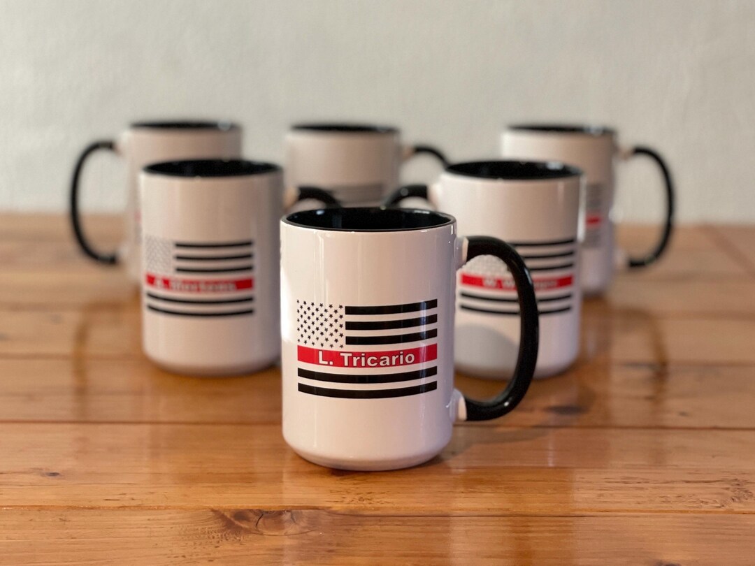 Fire Operations Mug Firefighter Flag Coffee Mug Personalized 15-ounce - Etsy