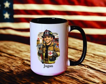 First Responder's Caricature Coffee Mug - EMS, Firefighter's, Police, Nurses and more
