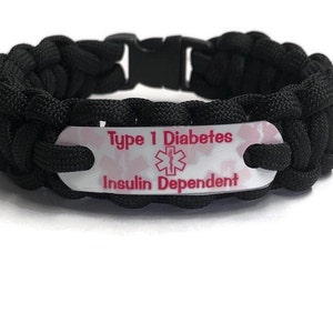 Type 1 diabetes bracelet image 2