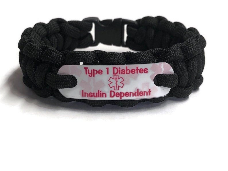 Type 1 diabetes bracelet image 2