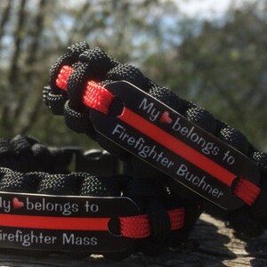 firefighter rope bracelet
