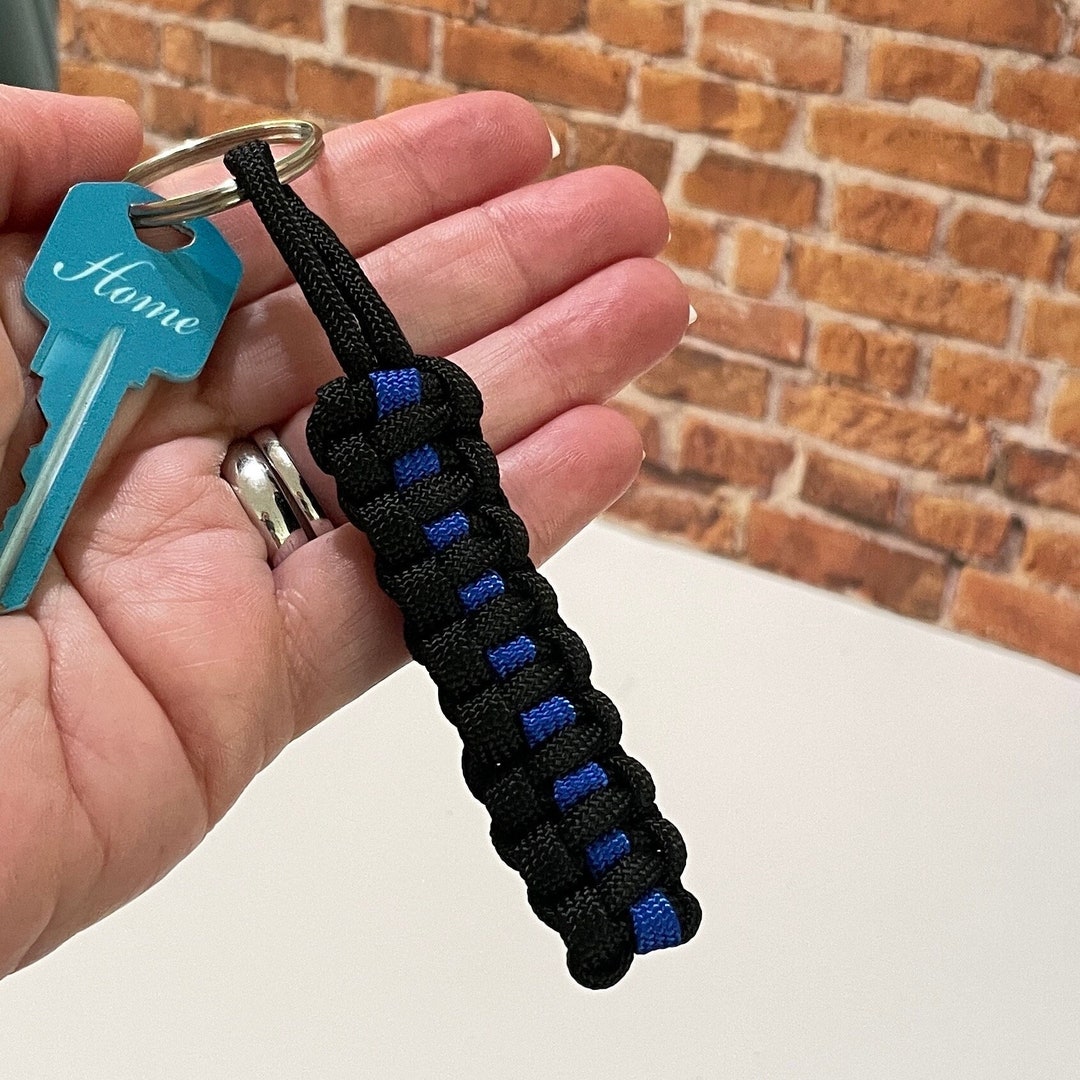 Thin Blue Line Support Lanyards With Keychains – Set Of 2, Show Your Backing For Police 8 thumbnail image