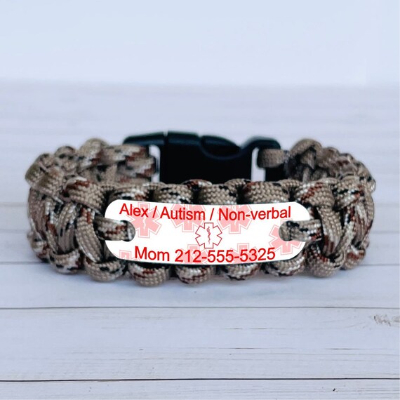 Non verbal shop id bracelets