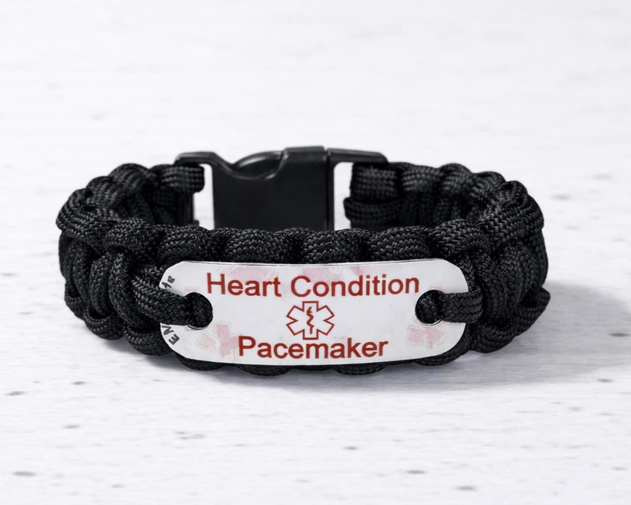 Medical Alert Pacemaker Pacemaker Medical Alert Paracord Bracelet - Personalized, Waterproof ...