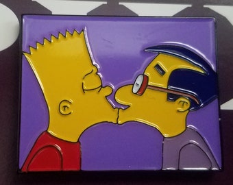 bart simpson kissing assassin original