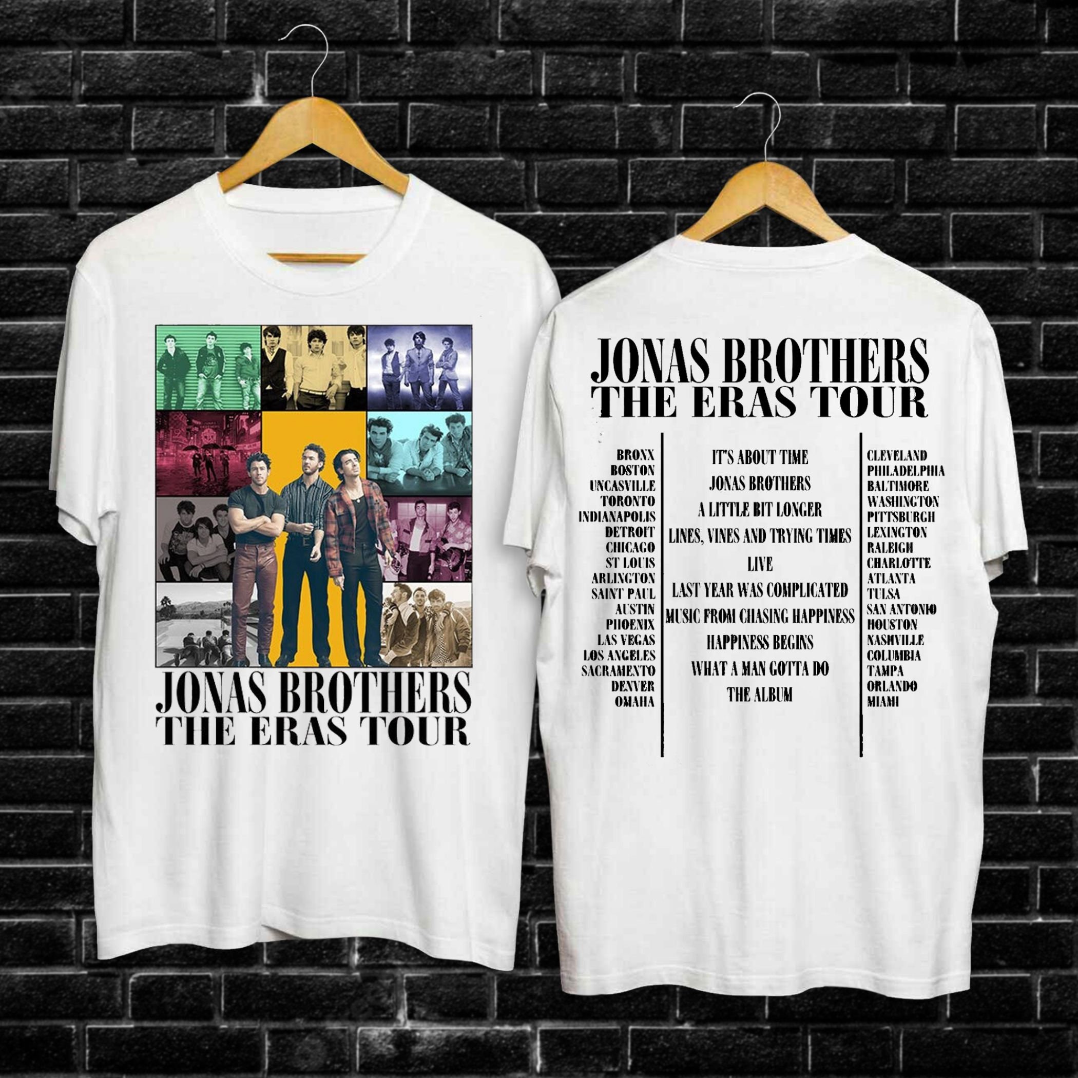 Retro Jonas Brothers The Eras Tour Shirt, Jonas Brother Merch